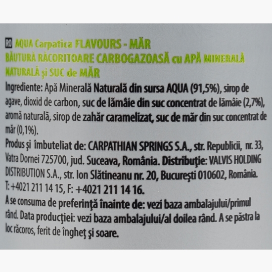 Apă minerală aromatizată cu măr 0.33l