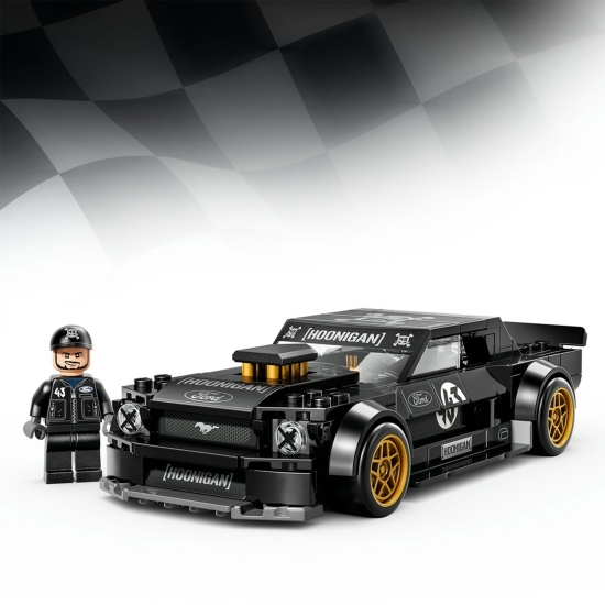Ford Mustang Hoonicorn V1 al lui Ken Block, 77262 Speed Champions, 345 piese, +9 ani