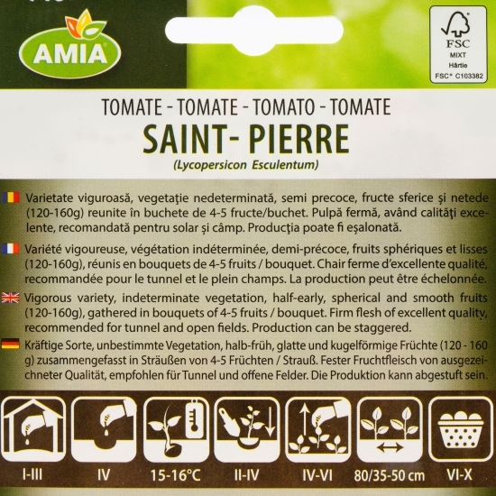 Semințe tomate Saint- Pierre 0.6g
