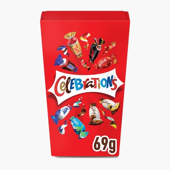 Mini box cu bomboane de ciocolată 69g