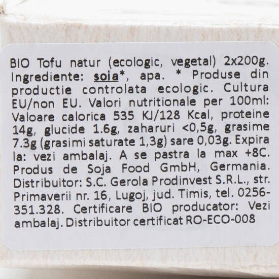 Tofu natur eco 2x200g