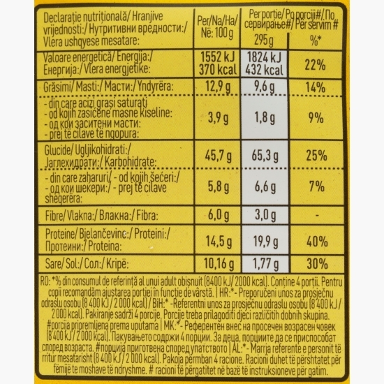 Bază pentru paste carbonara Ideea Zilei 37g