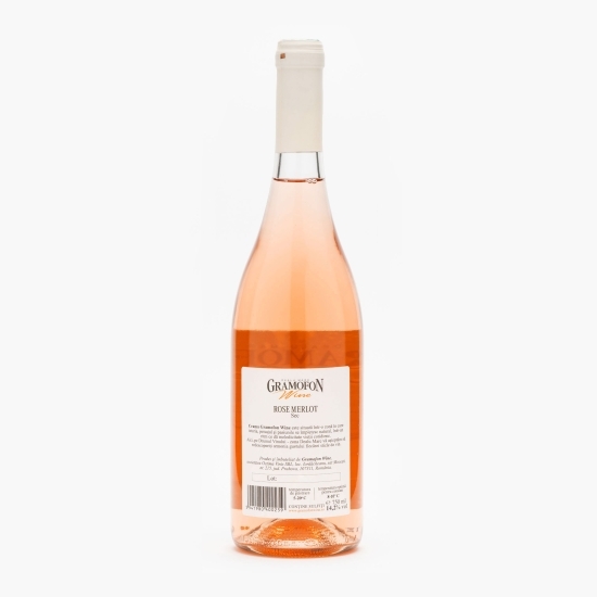 Vin rose sec Merlot, 14.2%, 0.75l