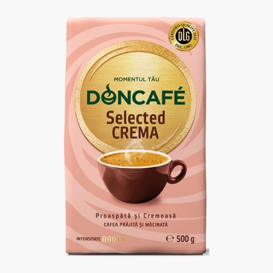 Selected Crema 500g, cafea prăjită și măcinată