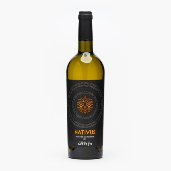 Vin alb sec Nativus Aligote, 13%, 0.75l