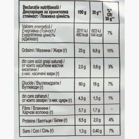 Tortilla chips cu ardei iute 90g
