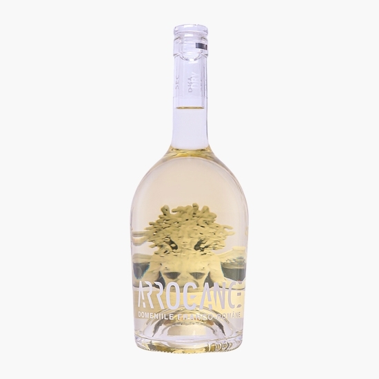 Vin alb demidulce Arogance Tămâioasă Românească & Fetească Albă, 13%, 0.75l