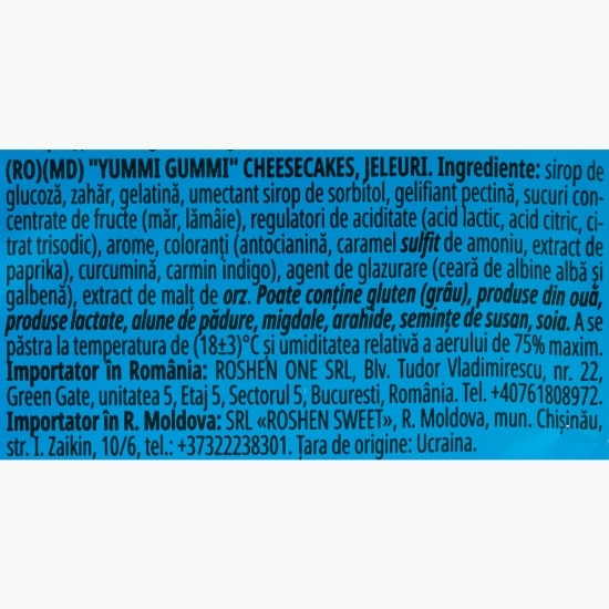 Jeleuri Yummi Gummi Cheesecakes 70g