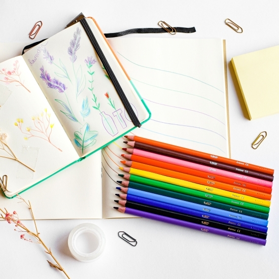 Creioane colorate Intensity 12 buc