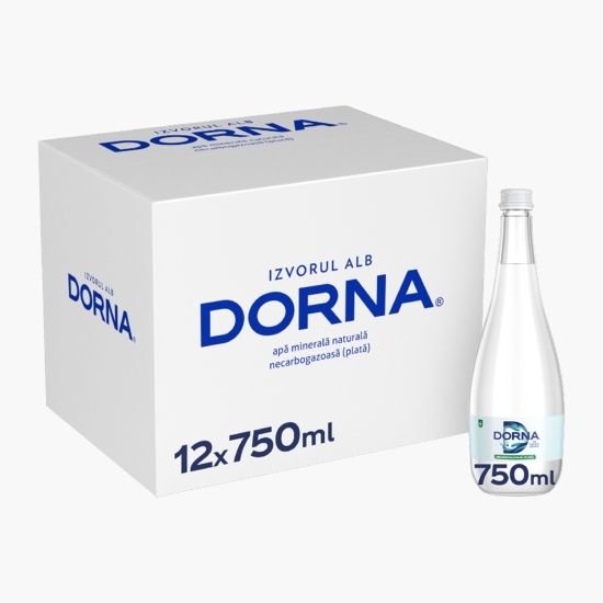 Apă minerală naturală necarbogazoasă (plată), sticlă 12x750ml