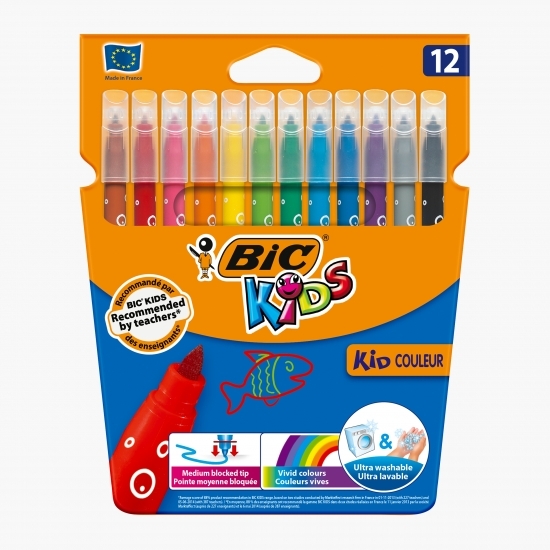 Markere colorate ultralavabile Kids 12 buc