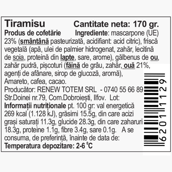 Tiramisu 170g