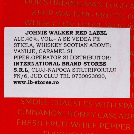 Blended Whiskey Scotch Red 12 Yo, 40%, Scotland, 0.7l