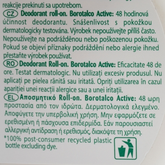 Deodorant roll-on Active Citrus&Lime 50ml 