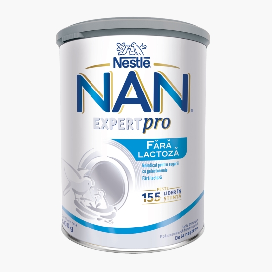 Formulă de lapte praf fără lactoză, +0 luni, 400g