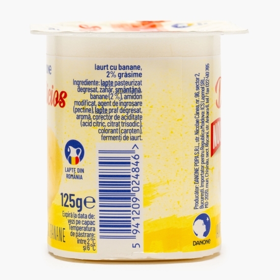 Iaurt cu gust de banane 125g