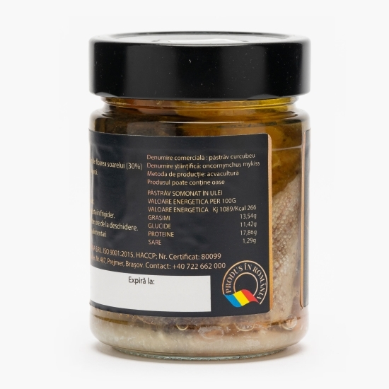 Păstrăv somonat în ulei 250g