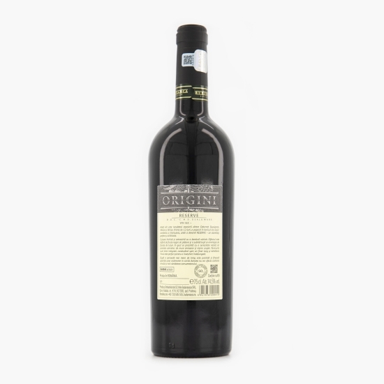 Vin roșu sec Reserve, 14.5%, 0.75l