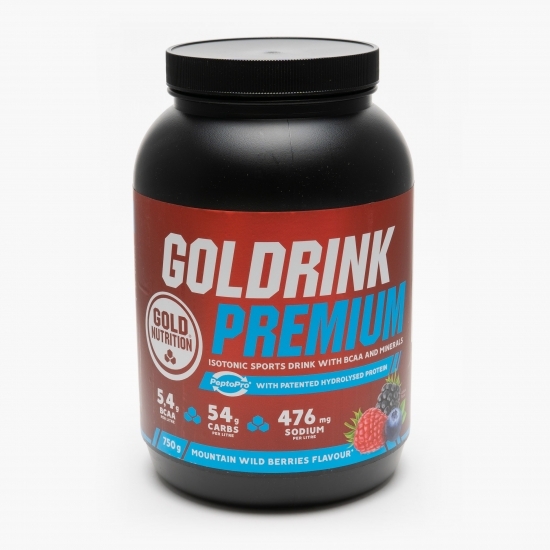 Goldrink Premium + BCAA's Mountain Wild Berries 750g
