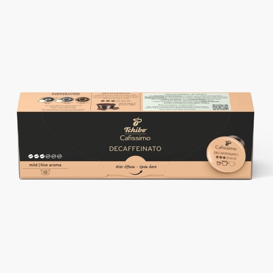 Cafissimo Decaffeinato Fine Aroma, 10 băuturi, cafea capsule