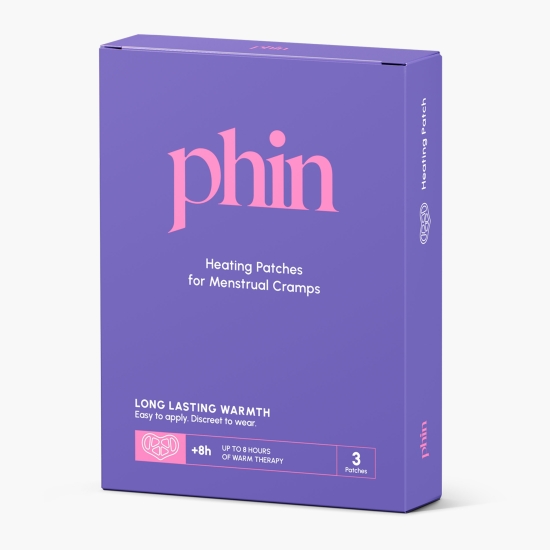 Plasturi termici pentru crampe menstruale, 3 buc