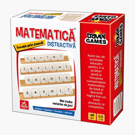 Joc de societate Matematică distractivă, ediție Travel, +8 ani
