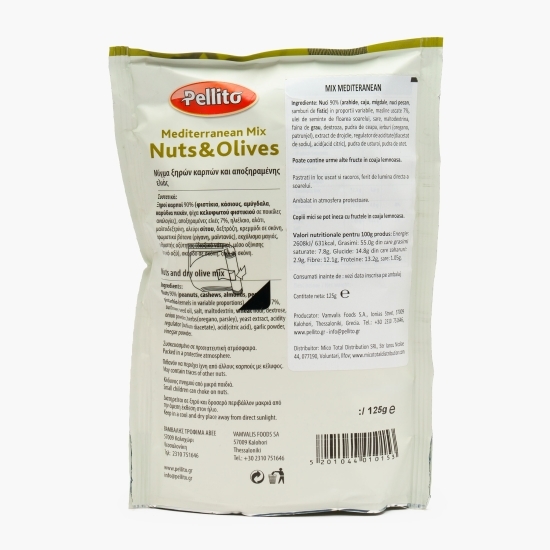 Mix de nuci și măsline Mediterranean Mix 125g