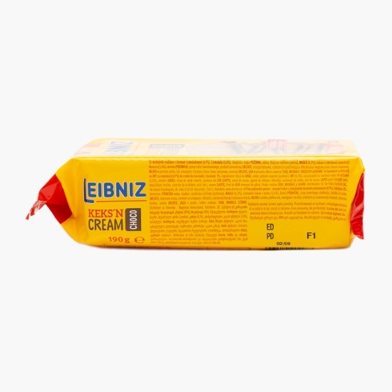 Biscuiți cu cremă de ciocolată Keks'n Cream 190g