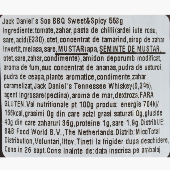 Sos BBQ Sweet & Spicy 553g