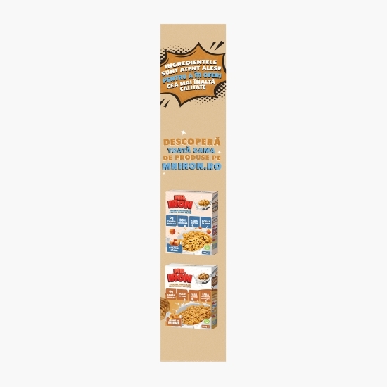Pufuleți cu aromă de brânză cheddar, cu 30% proteină, fără zahăr și fără gluten, low carb 100g