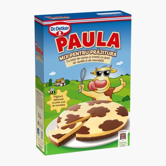 Mix pentru prăjitură Paula cu cremă cu gust de vanilie și ciocolată 388g