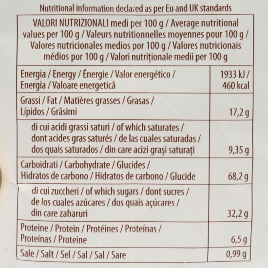 Biscuiți cu cacao și alune, 320g