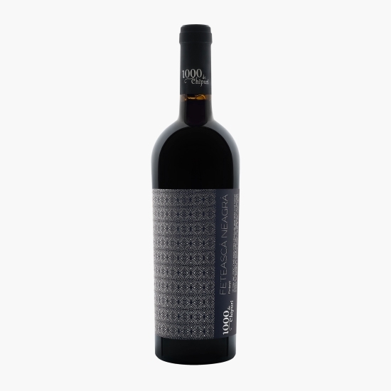 Vin roșu sec Fetească Neagră, 15.55%, 0.75l