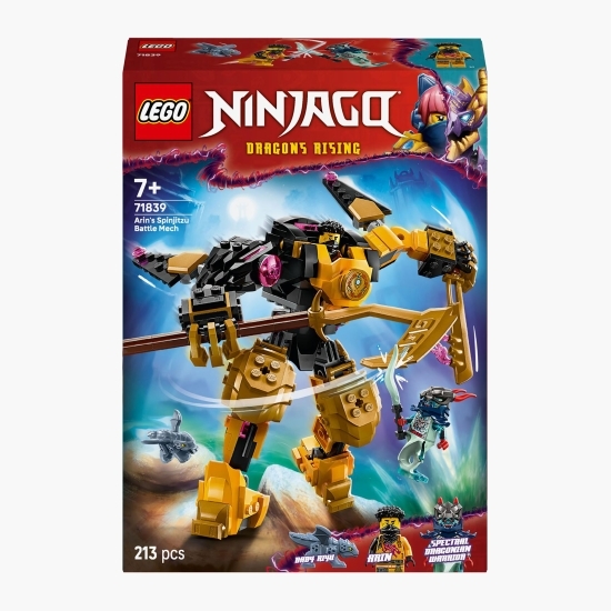 Robotul de luptă Spinjitzu al lui Arin, 71839 Ninjago™, 213 piese, +7 ani