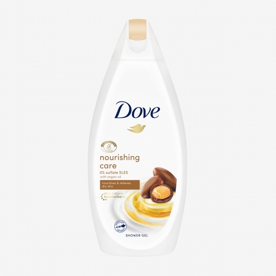 Gel de duș cu ulei de argan Nourish Oil & Care 500ml
