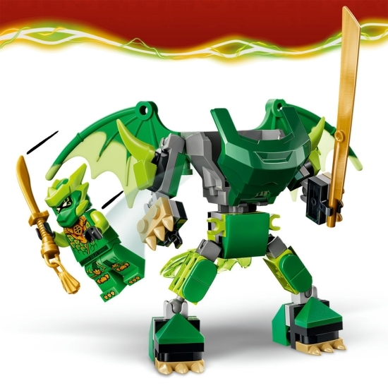 Pachet de luptă cu robotul dragon al lui Lloyd, 71862 Ninjago, 81 piese, +6 ani