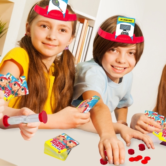 Joc "Ți-e scris în frunte" (joc de mimă), +10 ani