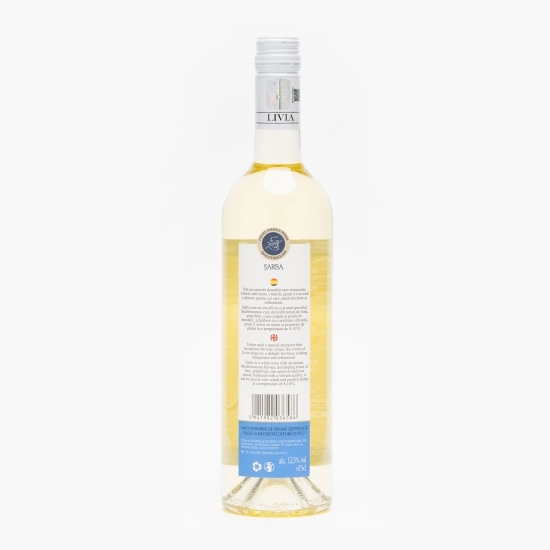 Vin alb sec Livia Șarba, 12.5%, 0.75l