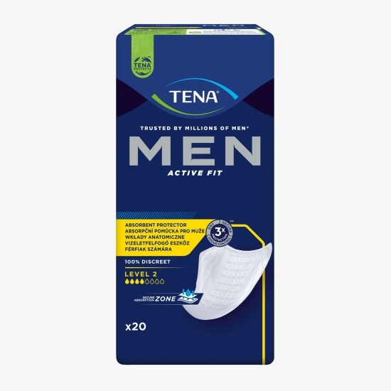 Absorbante pentru incontinență urinară pentru bărbați Men Level 2, 20 bucăți