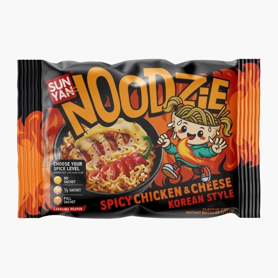 Tăieței instant cu gust de pui picant și brânză 120g