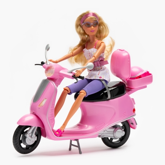 Păpușă Steffi cu scooter 3+ ani