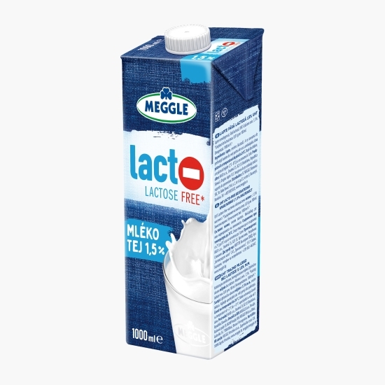 Lapte UHT fără lactoză 1.5% grăsime 1l