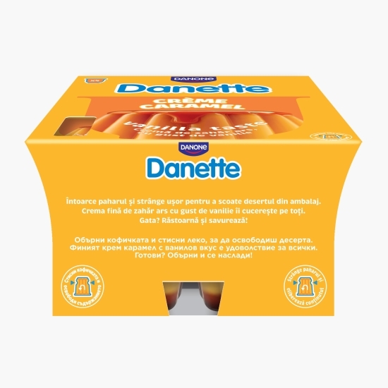 Cremă de zahăr ars cu aromă de vanilie 4x95g