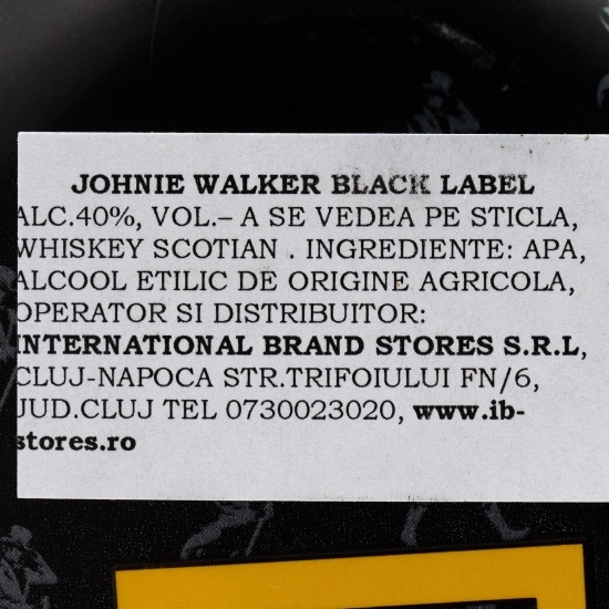 Blended Whisky Limited Edit 12 Yo Black, 40%, Scotland, 0.7l