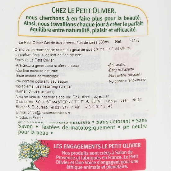 Gel de duș cremă parfum flori de cireș 500ml