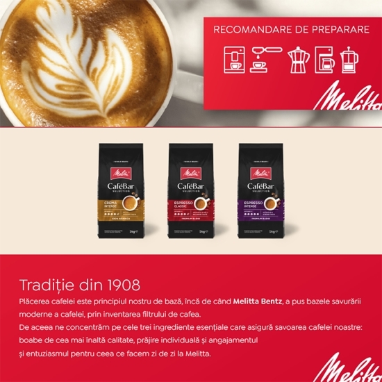 Crema Intense 1kg, cafea boabe