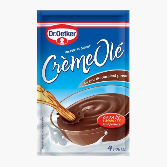 Mix pentru desert Crème Olé cu gust de ciocolată și rom 80g