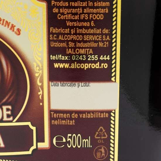 Lichior ciocolată 16% alc. 0.5l