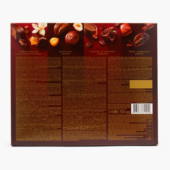 Bomboane de ciocolată neagră Assortment Classic 154g