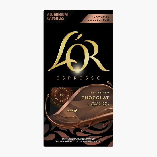 Capsule cafea Espresso Ciocolată, 10 băuturi, 52g